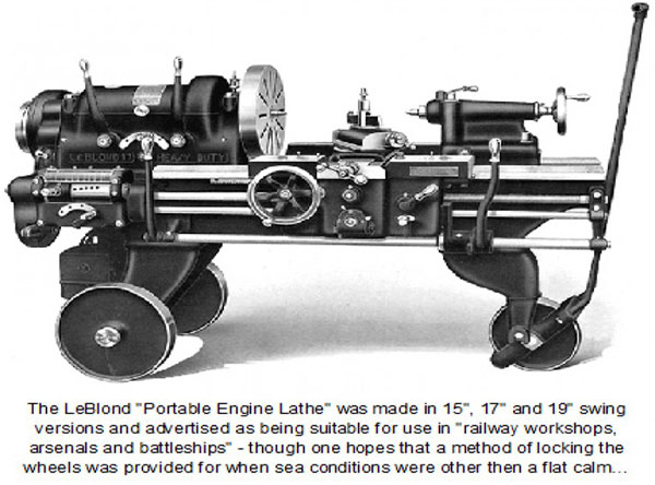 portable engine lathe year 1931