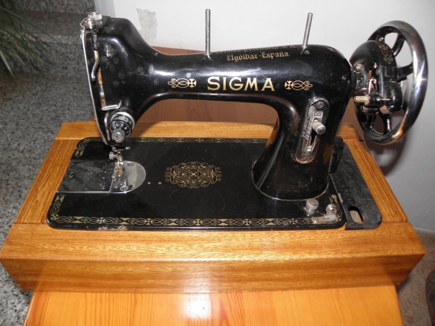 maquina coser Sigma. Creada por EULOGIO ESTARTA ECENARRO